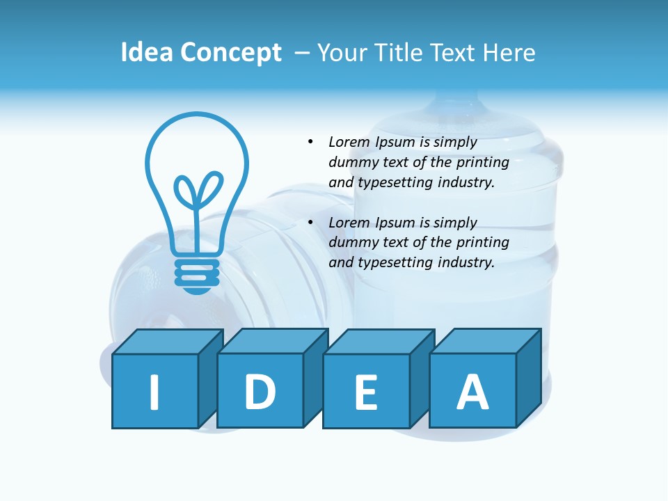 Isolated Two Huge PowerPoint Template