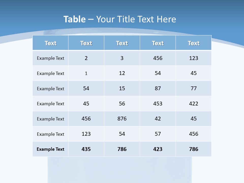 Blue Dispenser Transparent PowerPoint Template