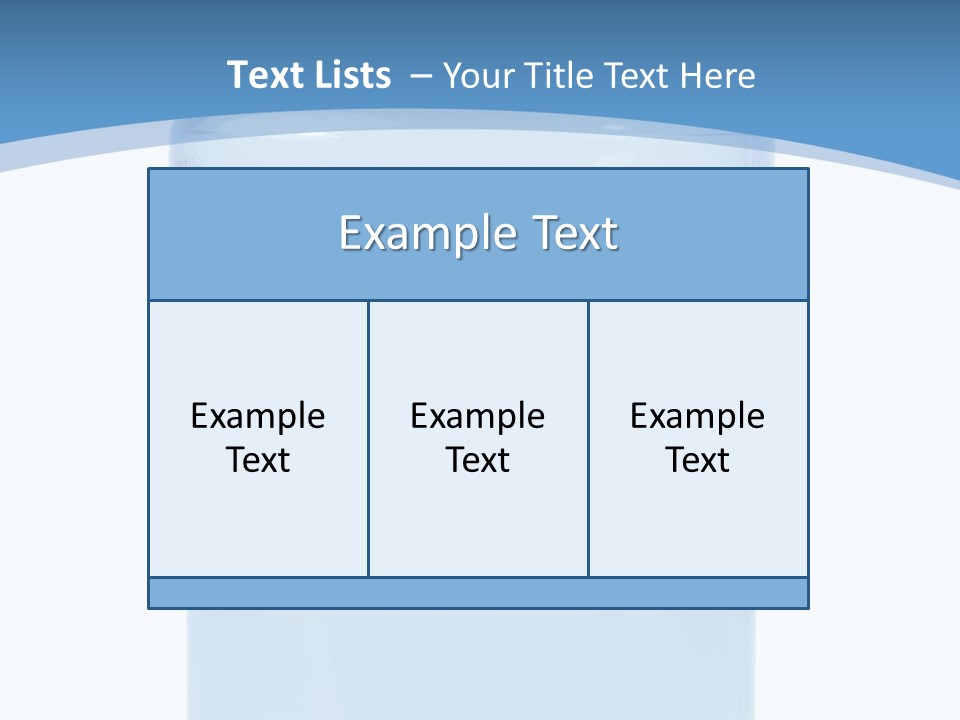 Blue Dispenser Transparent PowerPoint Template