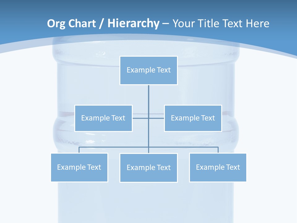 Blue Dispenser Transparent PowerPoint Template