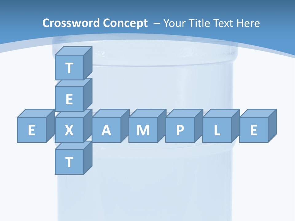 Blue Dispenser Transparent PowerPoint Template
