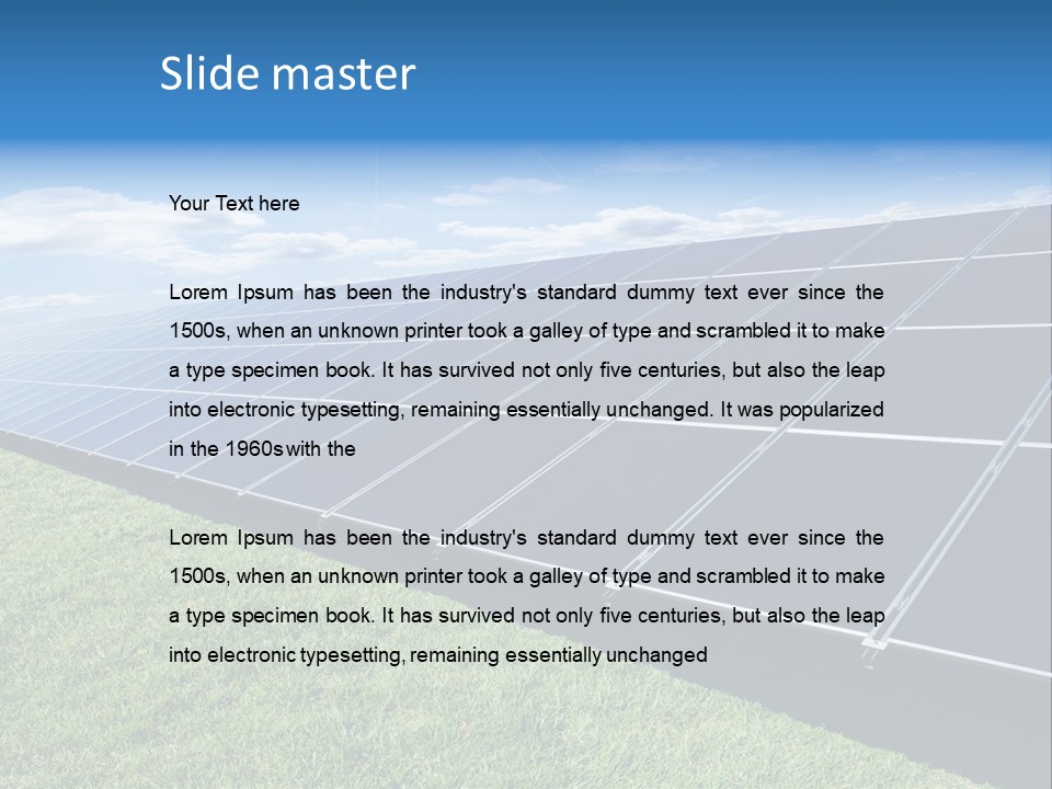 Environment Friendly Natural PowerPoint Template