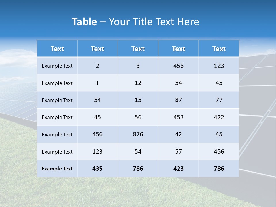 Environment Friendly Natural PowerPoint Template