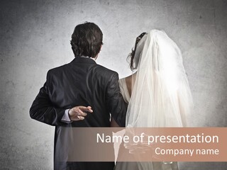 Man Marriage Couple PowerPoint Template