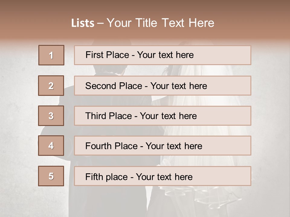 Man Marriage Couple PowerPoint Template