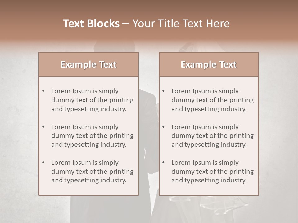 Man Marriage Couple PowerPoint Template