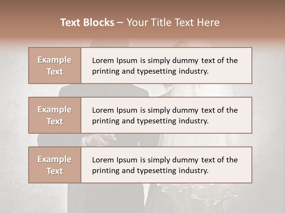 Man Marriage Couple PowerPoint Template