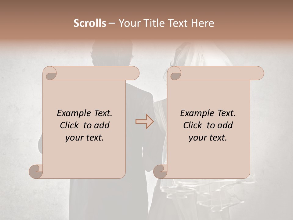 Man Marriage Couple PowerPoint Template