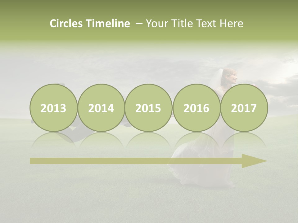 Hold Marriage Landscaped PowerPoint Template