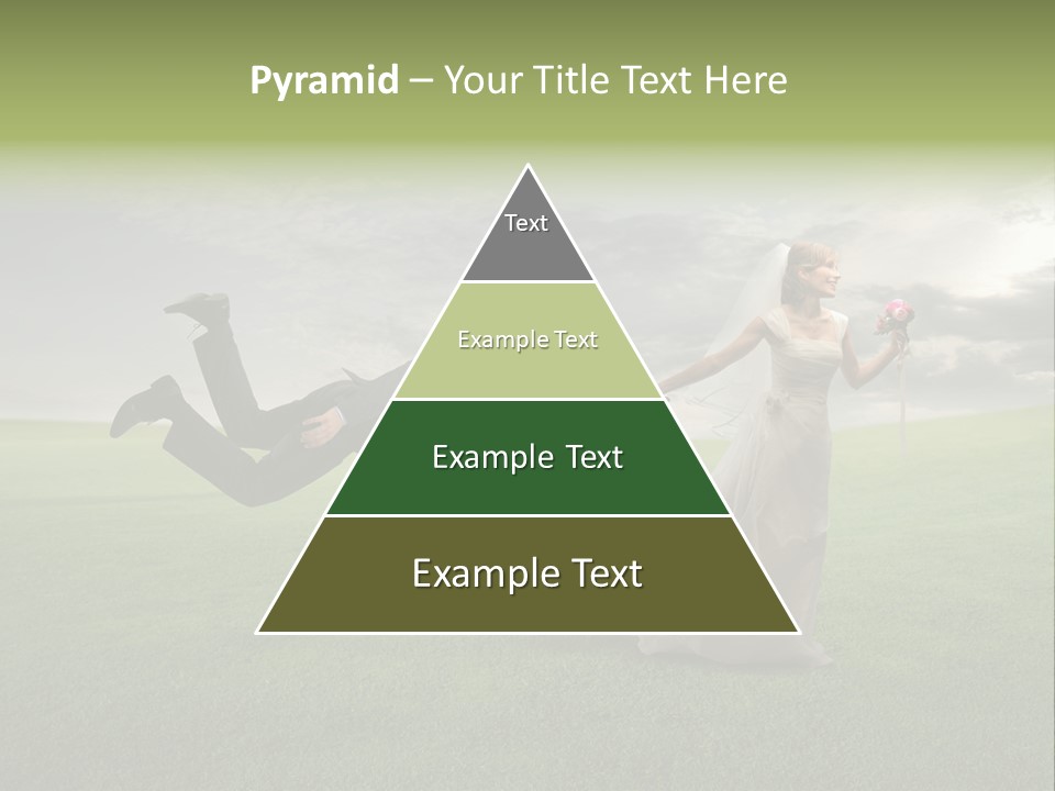 Hold Marriage Landscaped PowerPoint Template