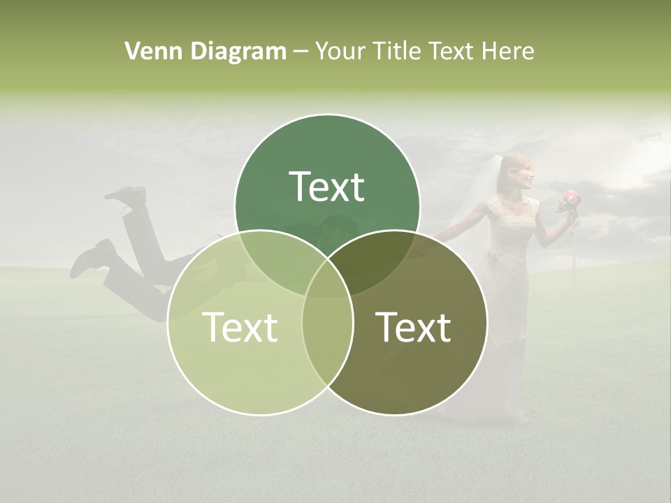 Hold Marriage Landscaped PowerPoint Template