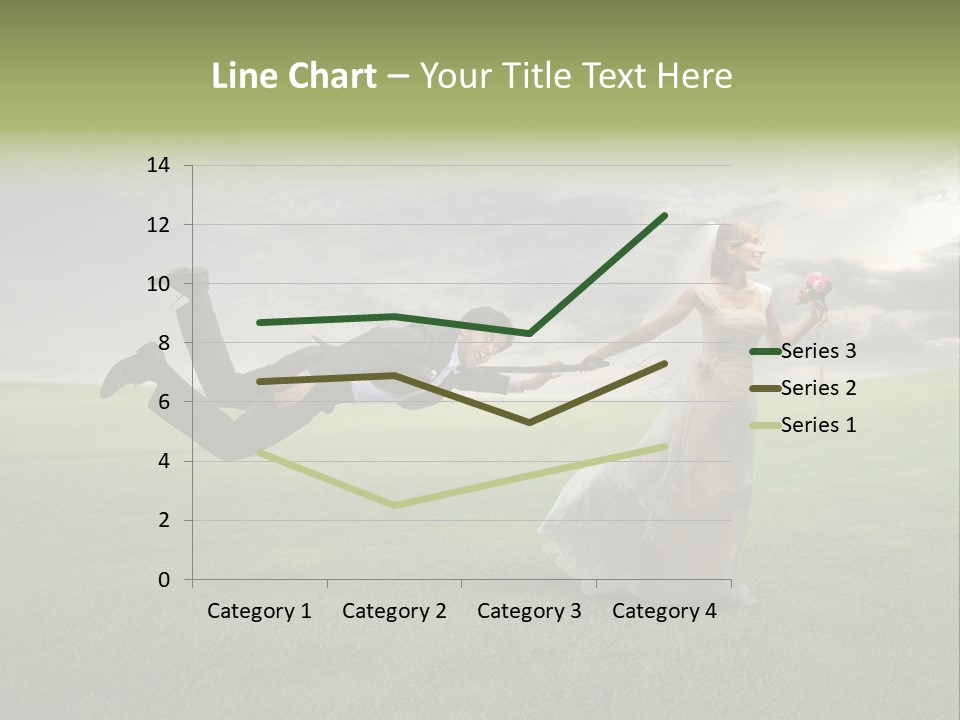 Hold Marriage Landscaped PowerPoint Template