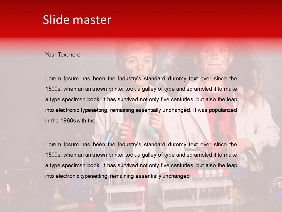 Pediatric Pharmacy Boy PowerPoint Template