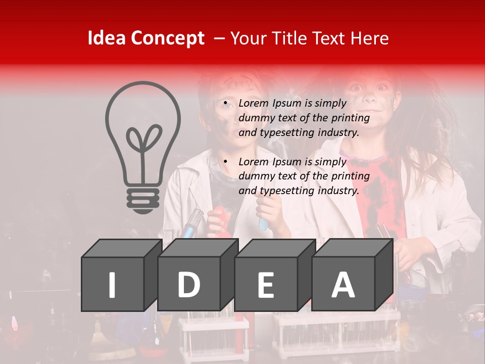 Pediatric Pharmacy Boy PowerPoint Template