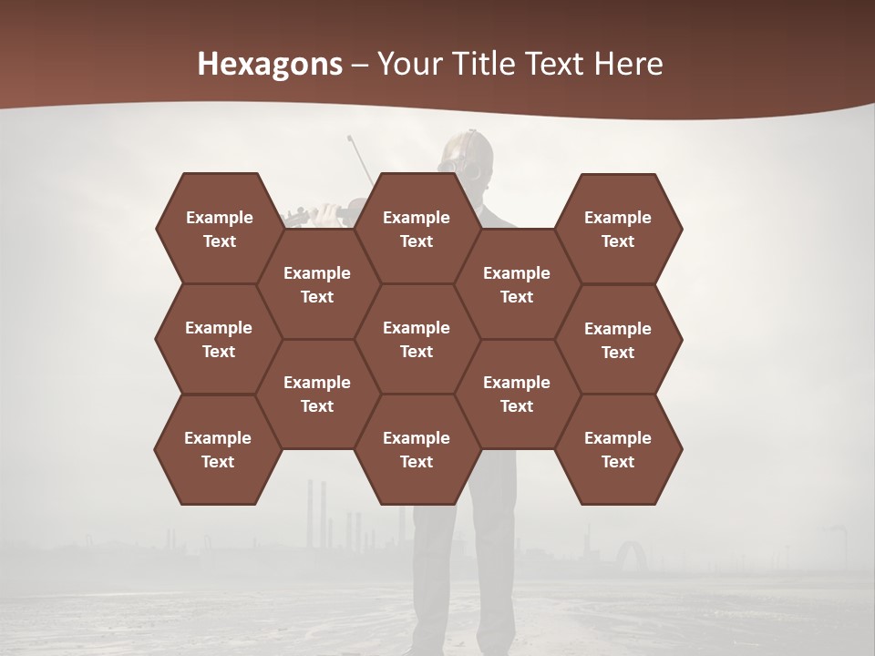 Natural Gas Suit Military PowerPoint Template