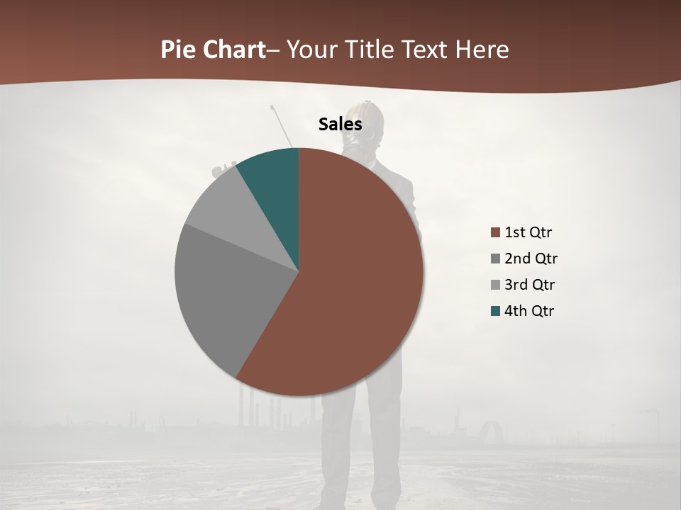 Natural Gas Suit Military PowerPoint Template