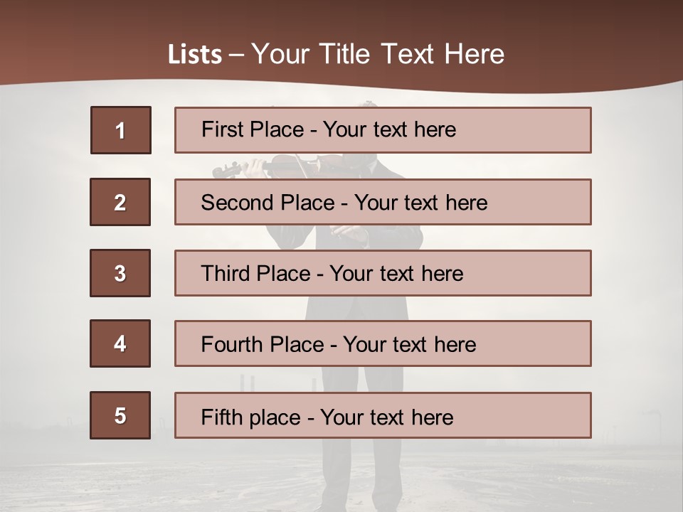 Natural Gas Suit Military PowerPoint Template