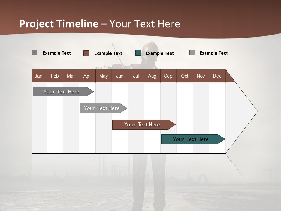 Natural Gas Suit Military PowerPoint Template