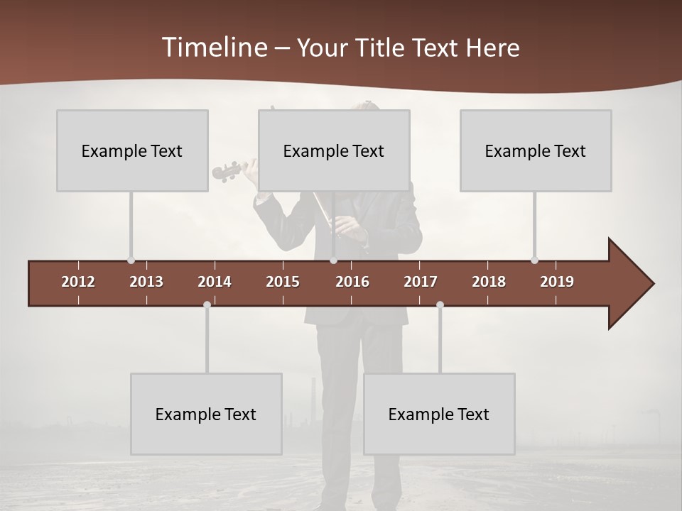 Natural Gas Suit Military PowerPoint Template