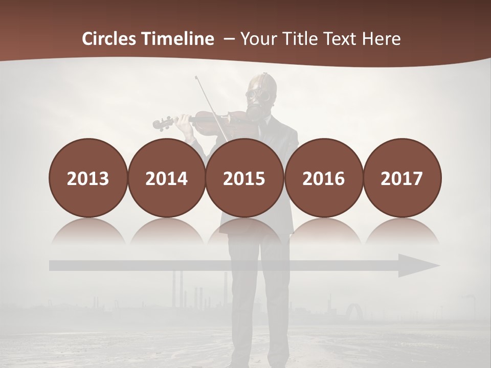 Natural Gas Suit Military PowerPoint Template