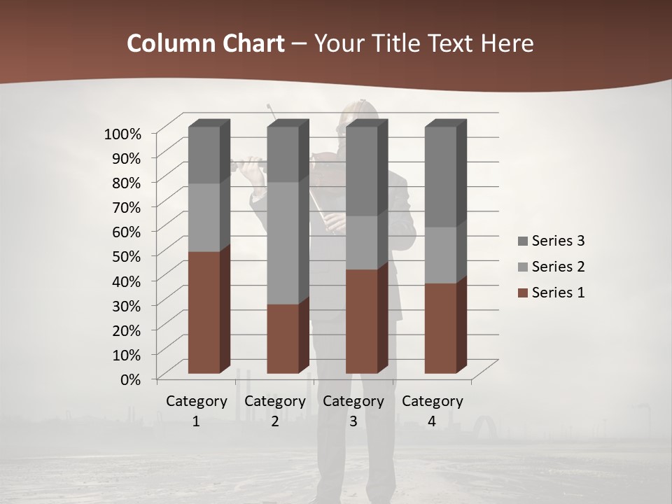 Natural Gas Suit Military PowerPoint Template
