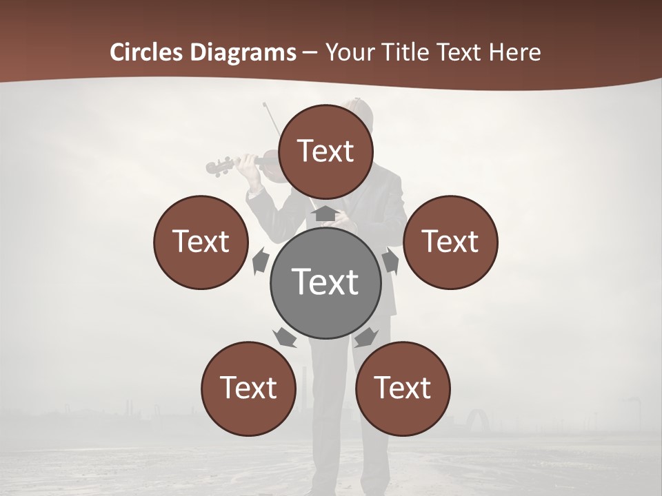 Natural Gas Suit Military PowerPoint Template