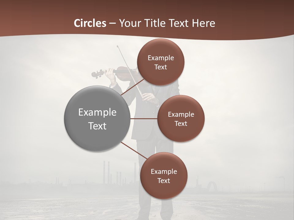 Natural Gas Suit Military PowerPoint Template