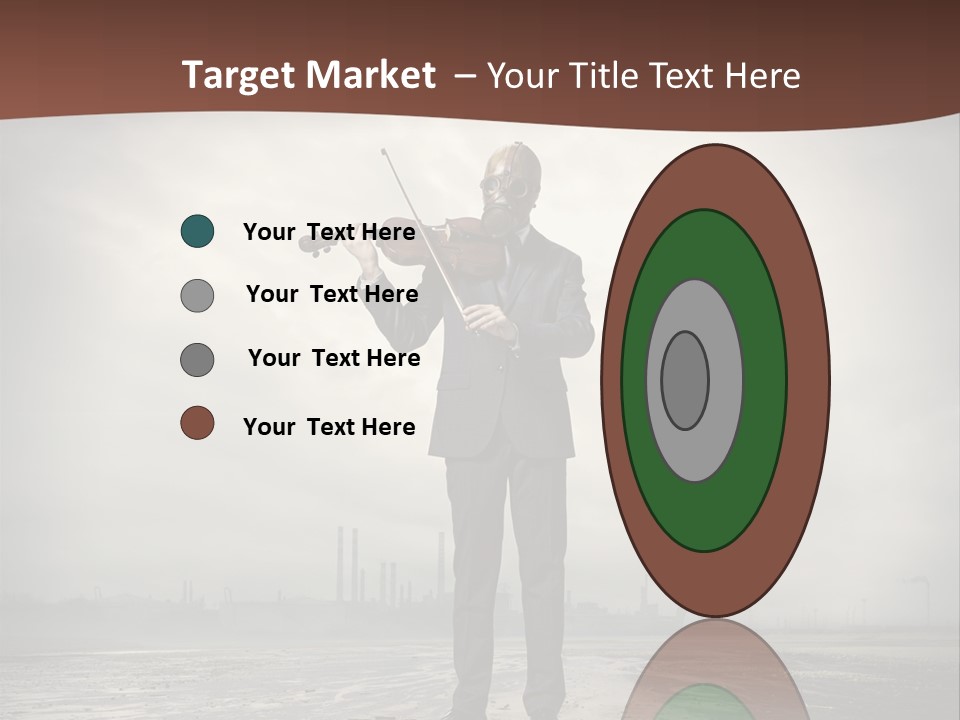 Natural Gas Suit Military PowerPoint Template