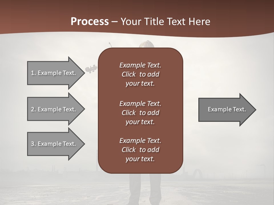 Natural Gas Suit Military PowerPoint Template