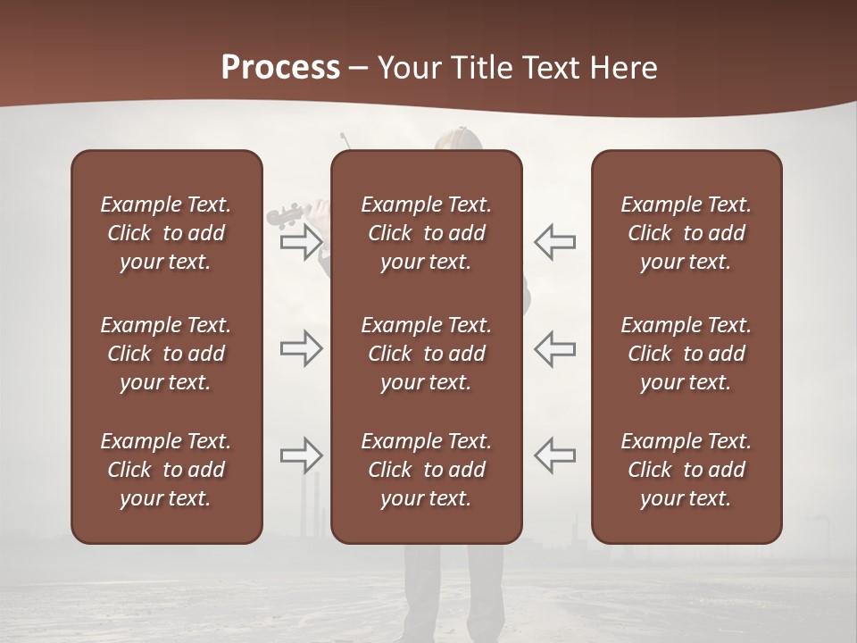 Natural Gas Suit Military PowerPoint Template