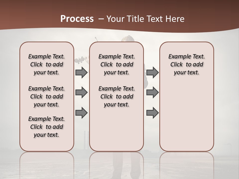 Natural Gas Suit Military PowerPoint Template