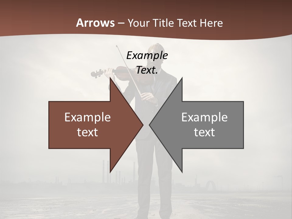 Natural Gas Suit Military PowerPoint Template