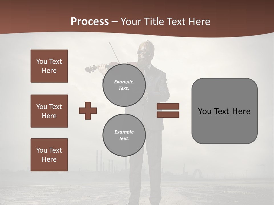 Natural Gas Suit Military PowerPoint Template