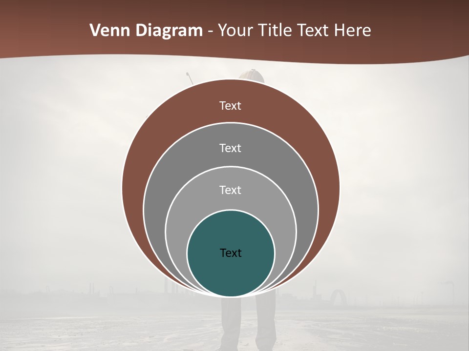 Natural Gas Suit Military PowerPoint Template