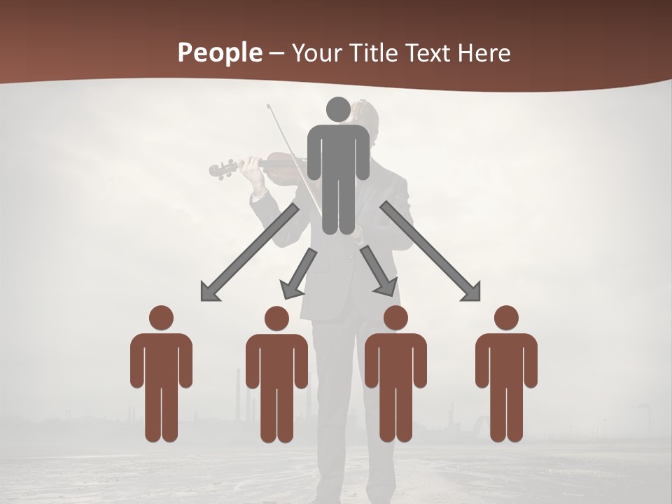 Natural Gas Suit Military PowerPoint Template