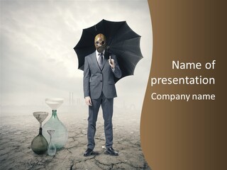 Pollution Grunge Industrial PowerPoint Template