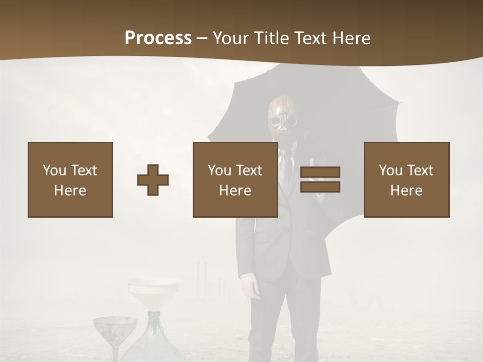 Pollution Grunge Industrial PowerPoint Template
