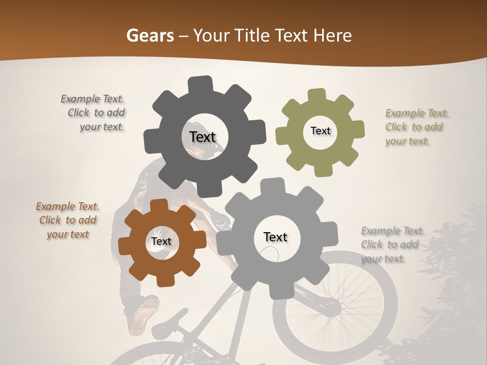 Biker Fast One PowerPoint Template