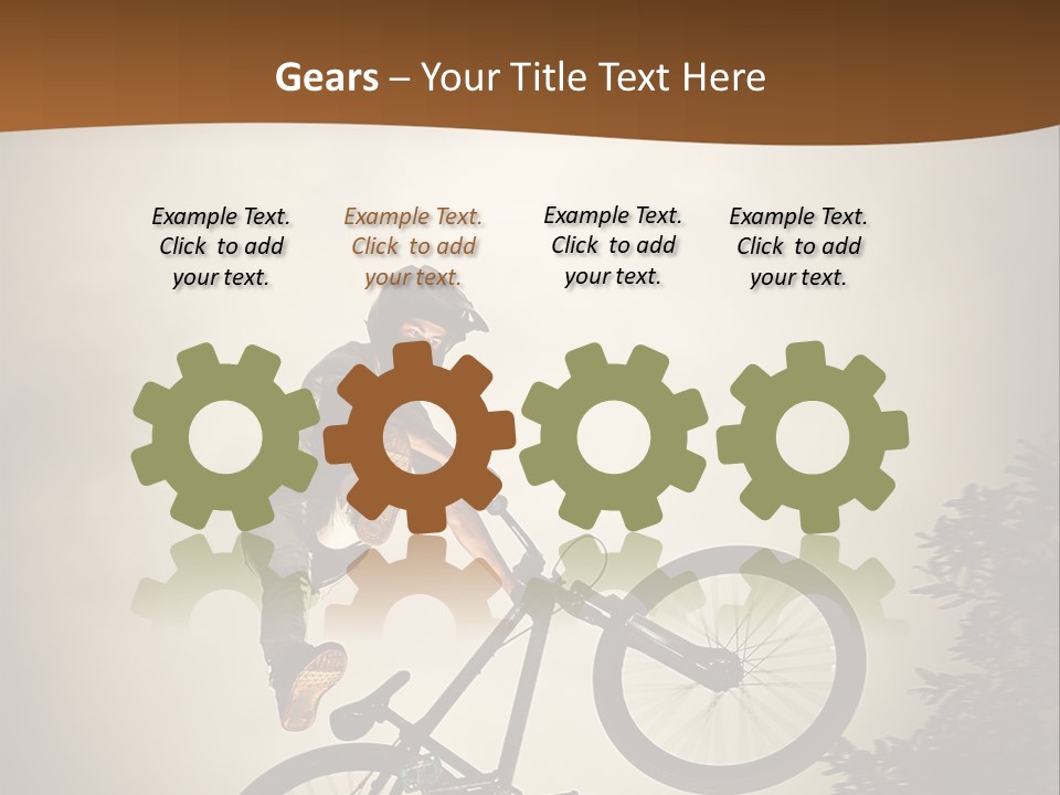 Biker Fast One PowerPoint Template