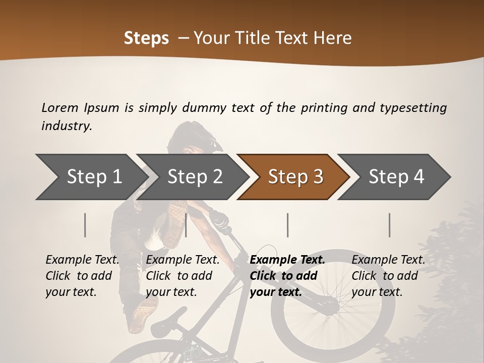 Biker Fast One PowerPoint Template