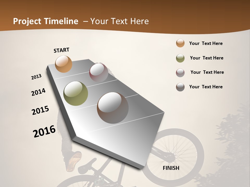 Biker Fast One PowerPoint Template