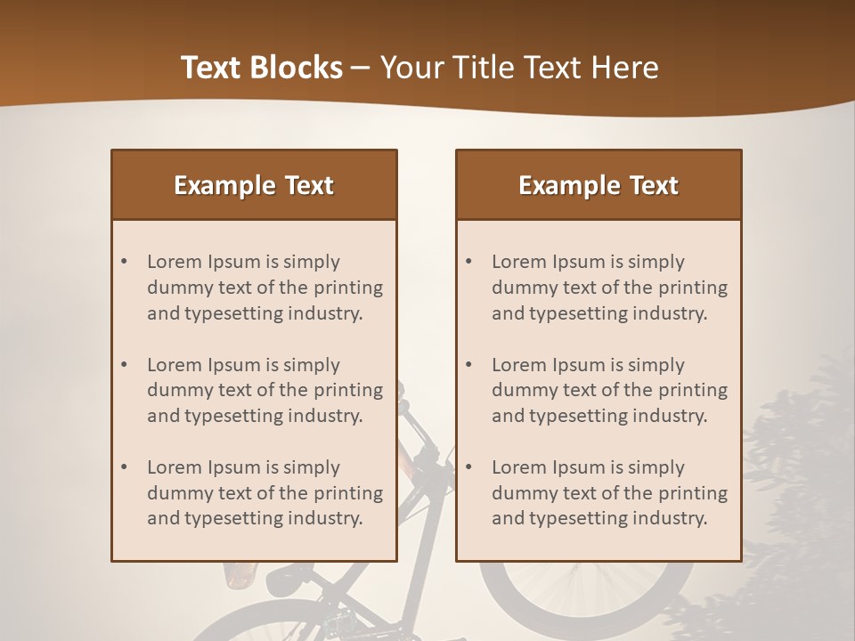 Biker Fast One PowerPoint Template