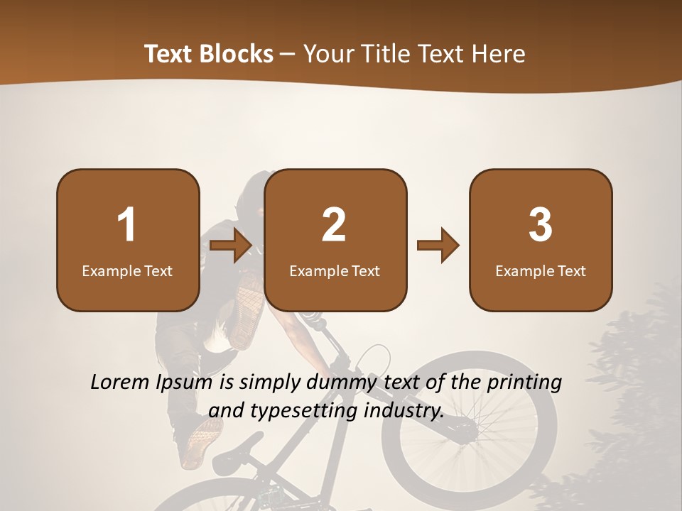 Biker Fast One PowerPoint Template