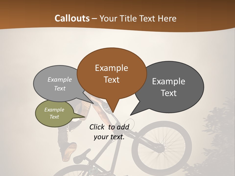 Biker Fast One PowerPoint Template