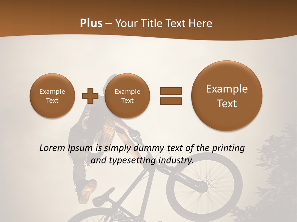 Biker Fast One PowerPoint Template
