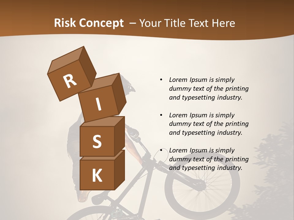 Biker Fast One PowerPoint Template