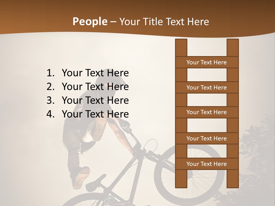Biker Fast One PowerPoint Template