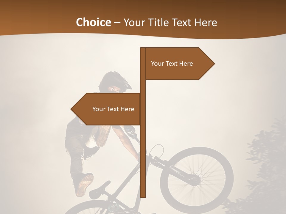 Biker Fast One PowerPoint Template