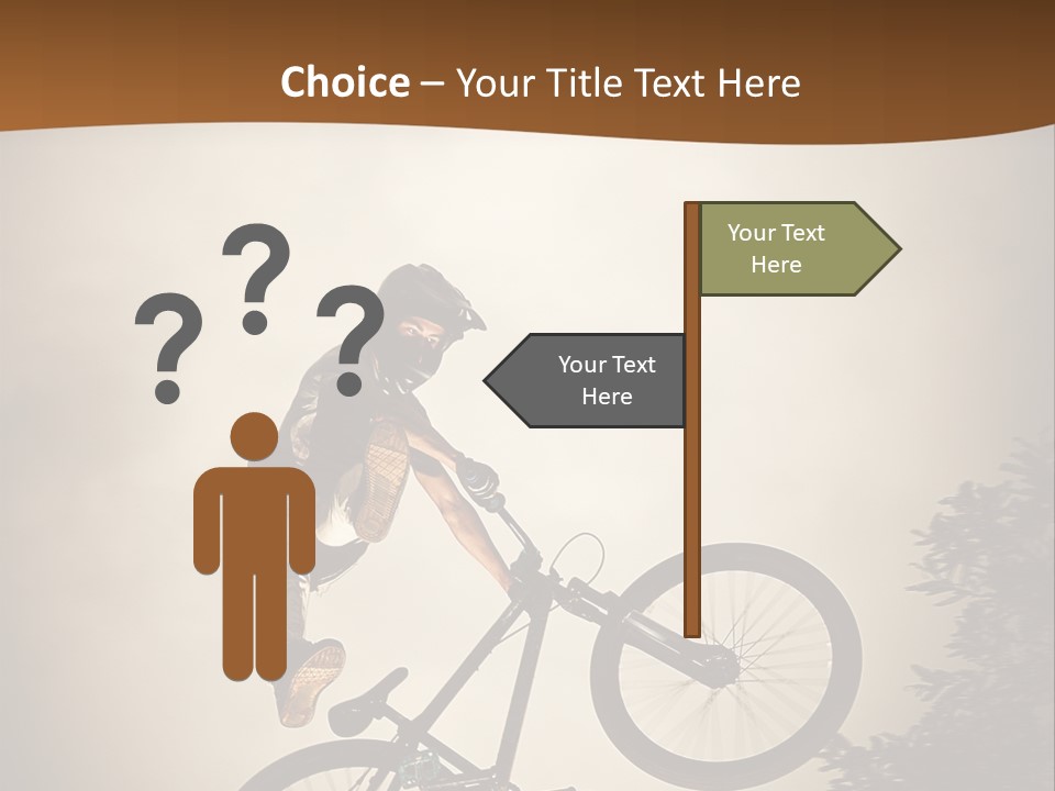 Biker Fast One PowerPoint Template