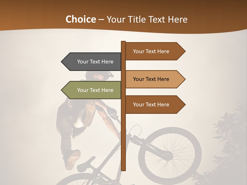 Biker Fast One PowerPoint Template